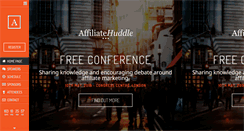 Desktop Screenshot of affiliatehuddle.com